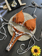 2024 Women's Bikini with Unique Fabric Print