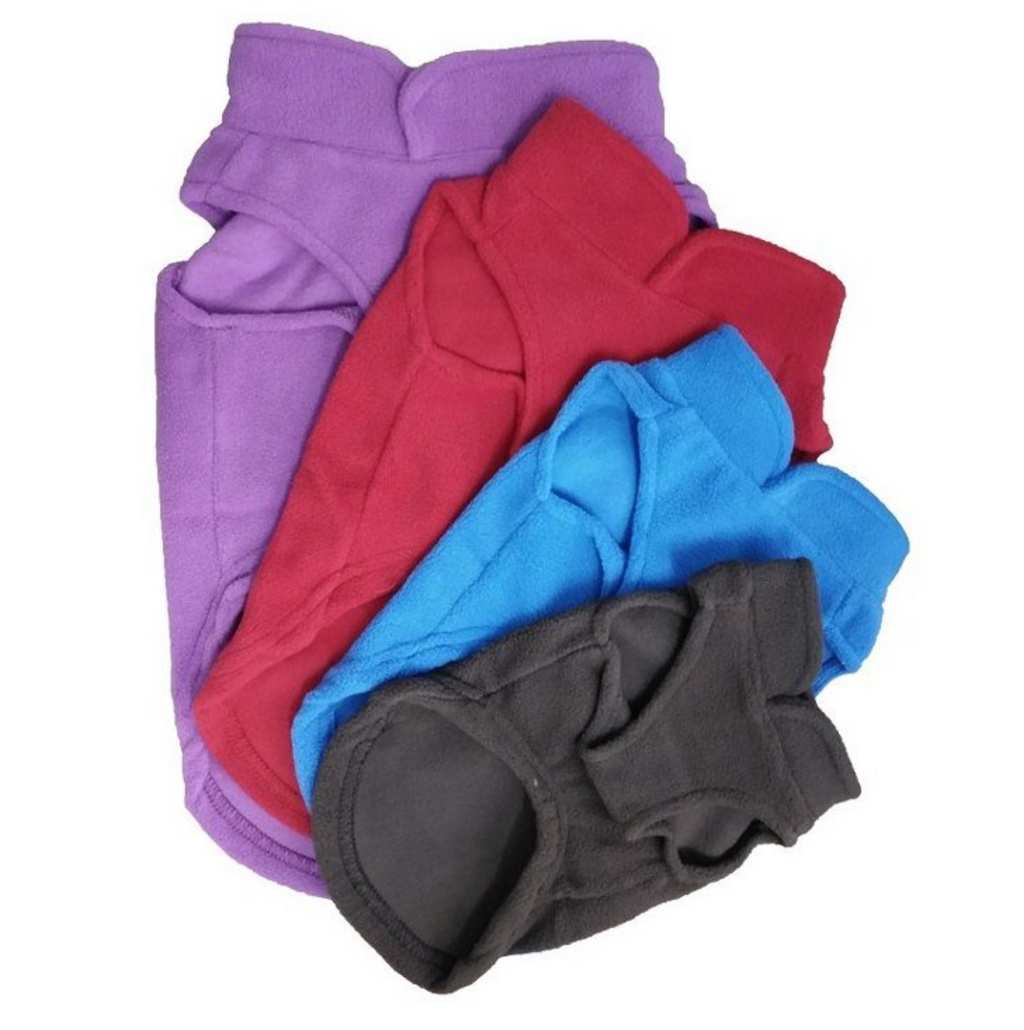 Fleece Dog Jacket for Small Pets and Puppies