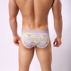 Howe Ray Christmas Colorful Reindeer Men’s Briefs B134
