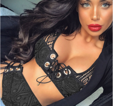 Lace Bikini with Tie Straps - Swimwear Collection