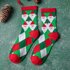 Santa Claus Holiday Gift Fashion Socks for New Year