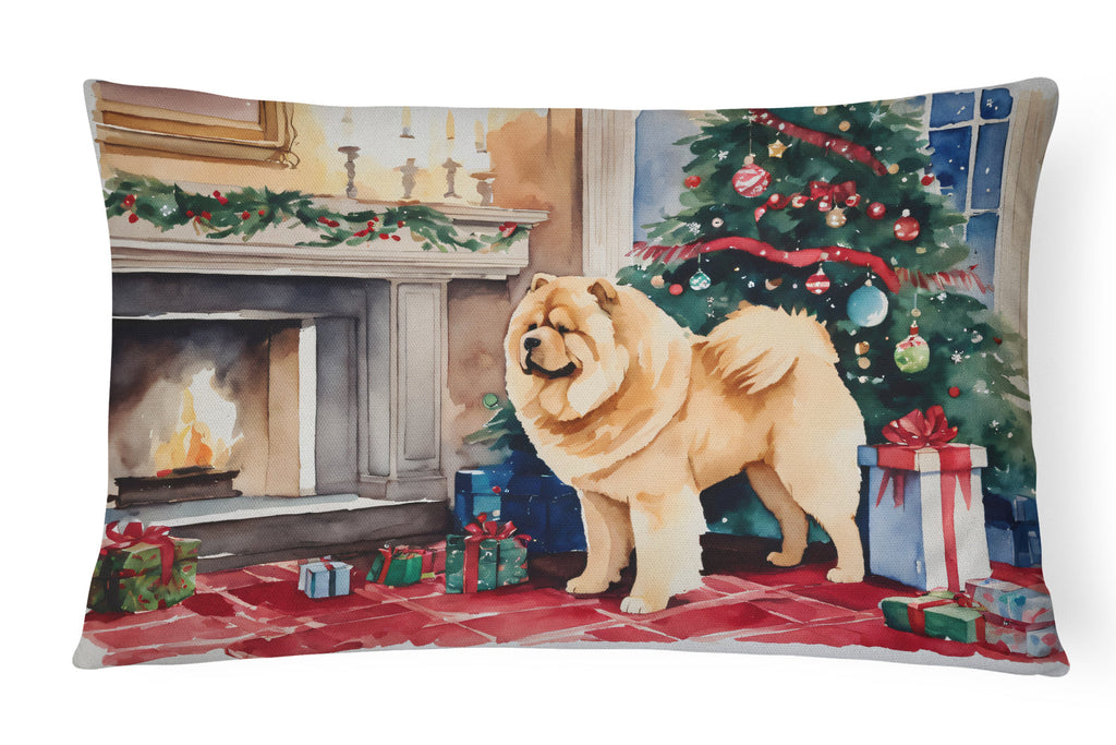 Chow Chow Christmas Throw Pillow
