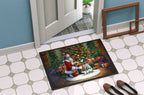 Dalmatian and Santa Claus Doormat