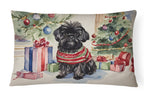 Affenpinscher Christmas Throw Pillow