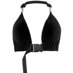 Sleeveless Halter Crop Top with Tie Closure
