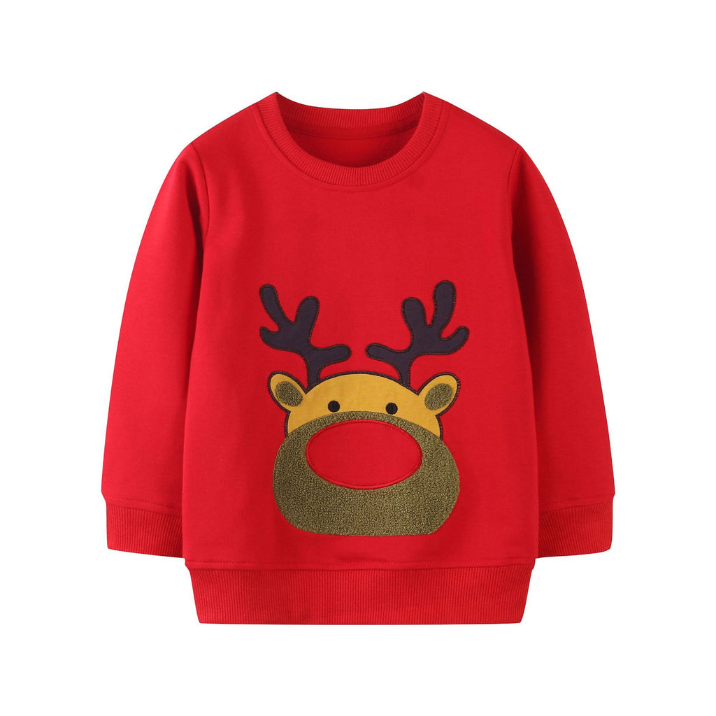 Thickened Children's Christmas Series Sweater Top