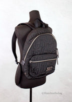 Marc Jacobs Medium Black Monogram Quilted Puffy Backpack | Streetwear