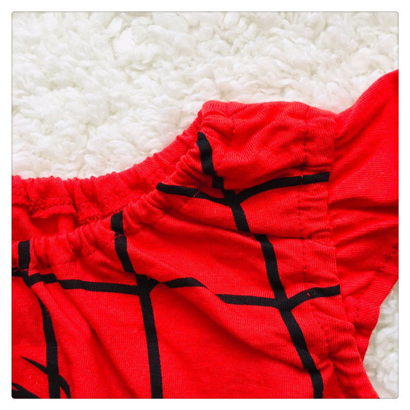 Korean Style Halloween Spider and Bat Baby Bodysuit