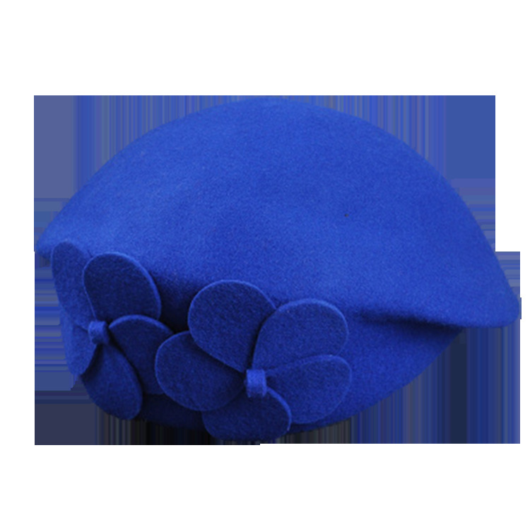 British Fashion Evening Wool Top Hat | Embroidered Cap