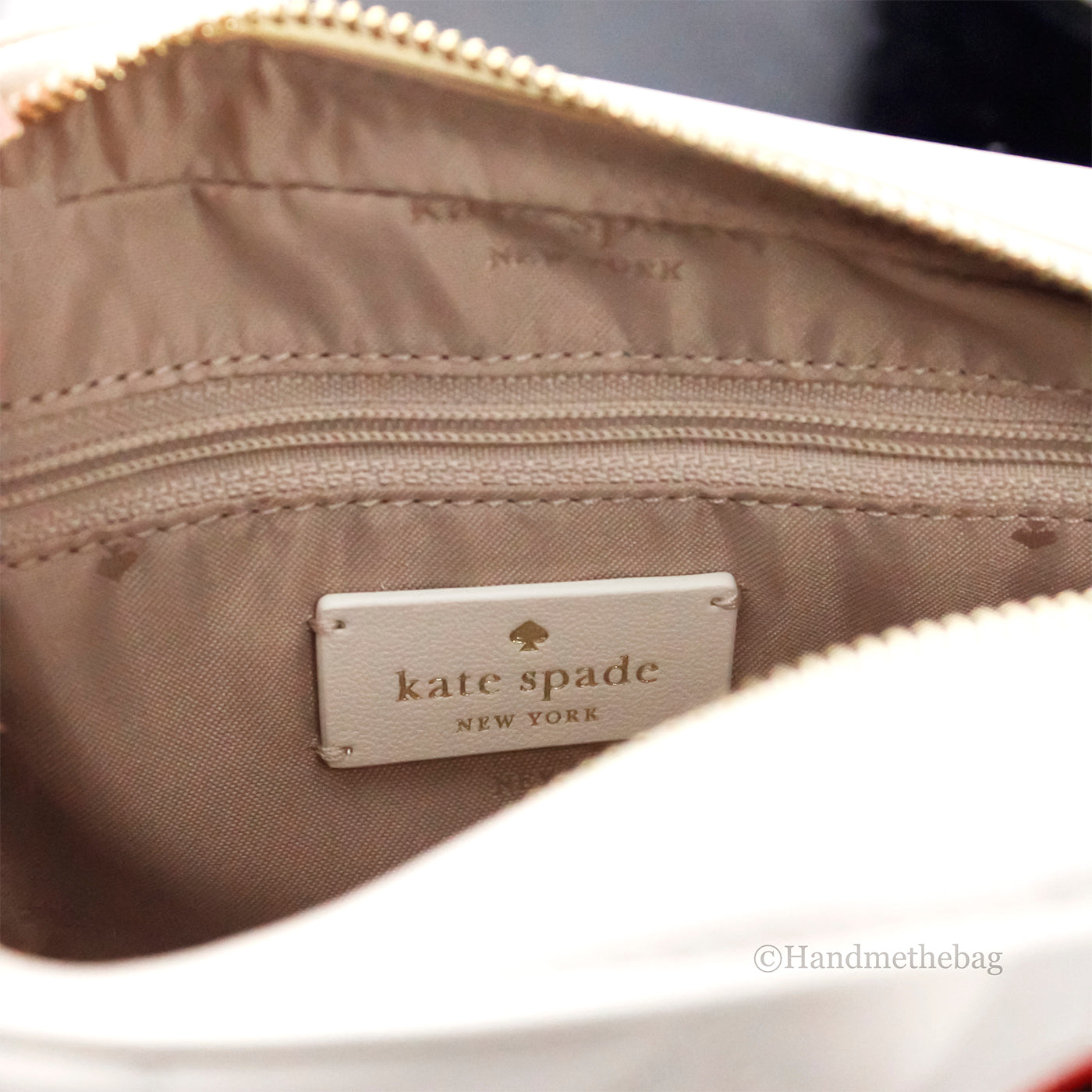 Kate Spade Carey Mini Parchment Quilted Camera Crossbody Bag