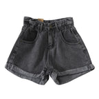 Women's High-Waisted Denim Shorts