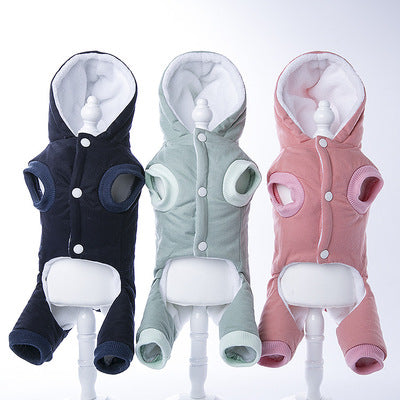 Thick Cotton Dog Coat for Pomeranian and Teddy