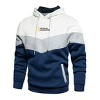 Men's Casual Sports Panel Hooded Pullover Sweatshirt | Streetwear