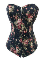 Factory Direct Denim Corset with Print Design