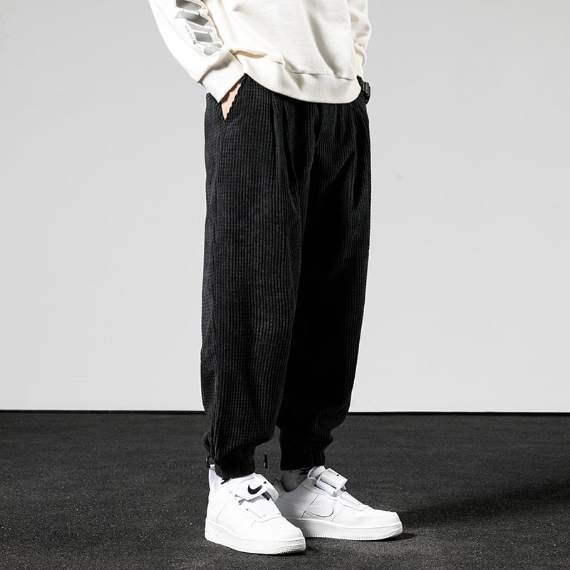 Men's Warm Corduroy Trousers with Cashmere Lining