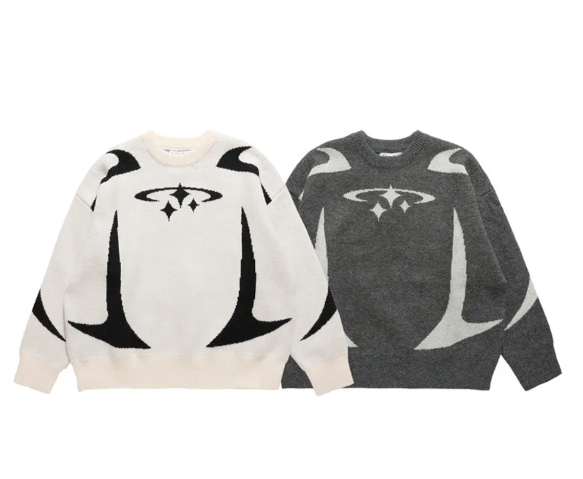 Women's Loose Knit Pullover | Streetwear