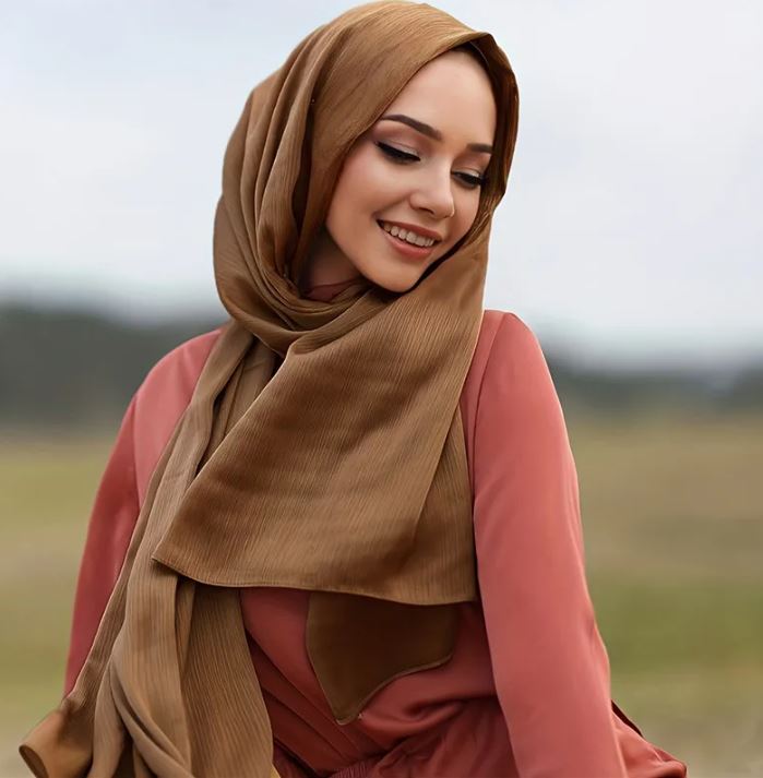 Cross-border Arrival Malaysia Wrinkle All-match Scarf