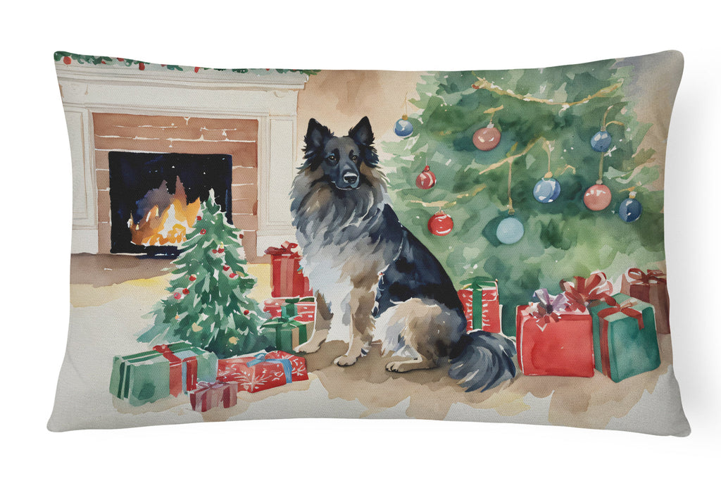 Belgian Tervuren Christmas Throw Pillow