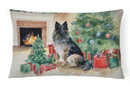 Belgian Tervuren Christmas Throw Pillow