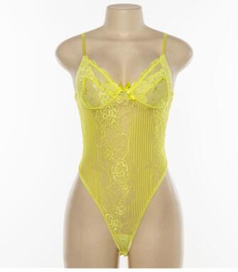 Lace Bodysuit with Bow Design