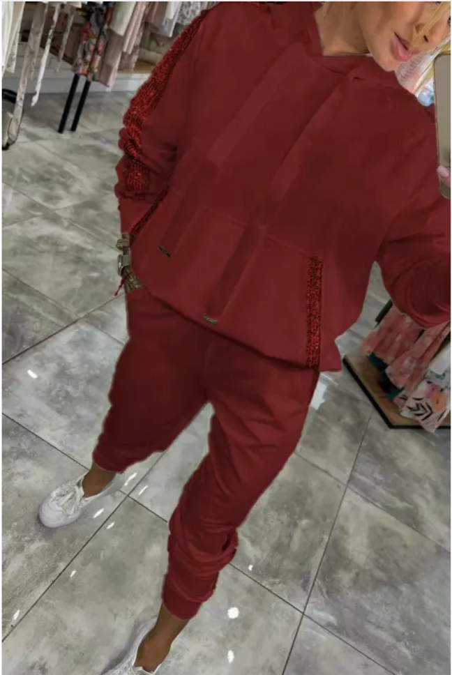 Sports Hoodie & Sweatpants Set | Streetwear