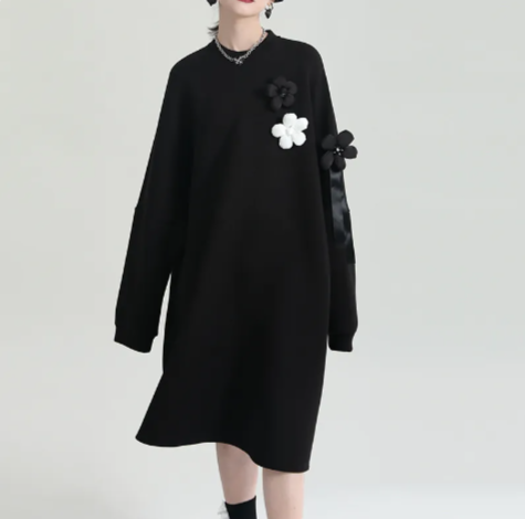 Autumn Air Layer Sweater Dress