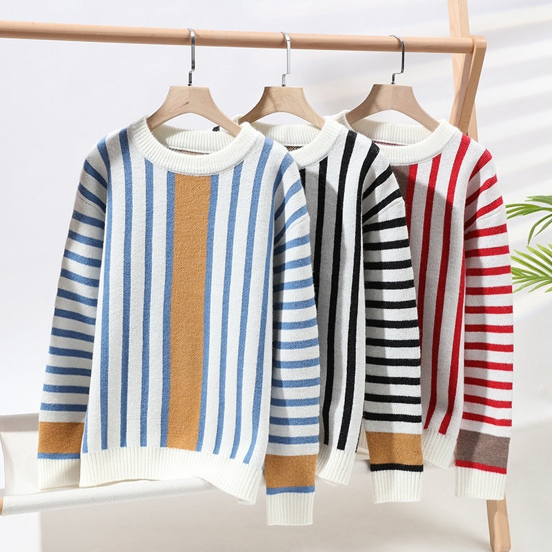 Autumn 2023 Men's Loose Cashmere Knitted Sweater
