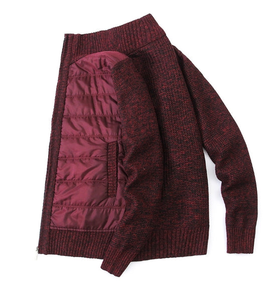 Slim Fit Men's Sweater Coat