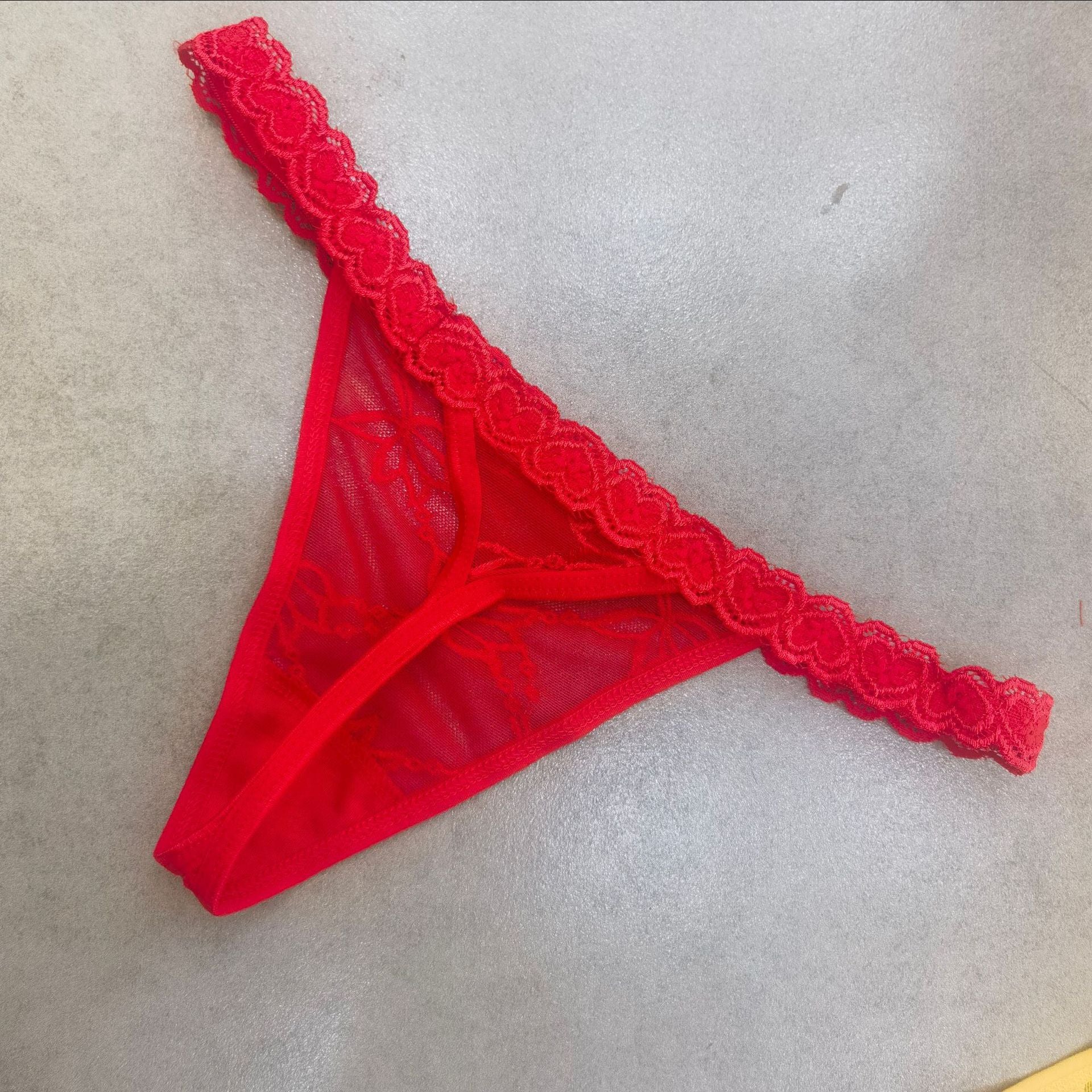 DIY Custom Metal Rhinestone Lace Panties for Women