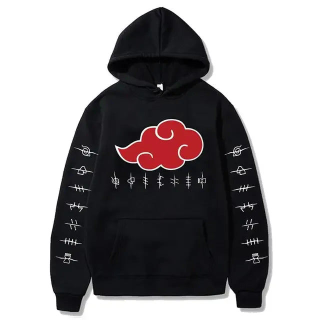 Akatsuki Cloud Hoodie Unisex Fashion Pullover Top | Streetwear