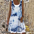 Floral Casual Milk Silk Two-Piece Dress for Women