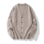 Korean Slim Fit Casual Knit Jacket for Youth