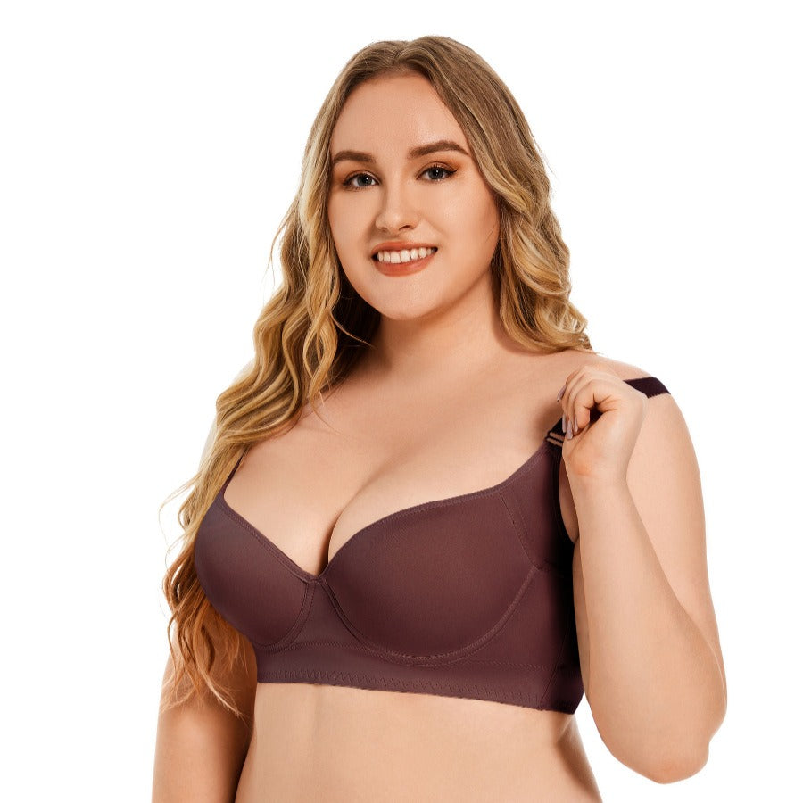 Seamless Steel Ring Large Size Smooth Bra