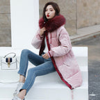 Women's Thick Cotton-Padded Gold Velvet Jacket