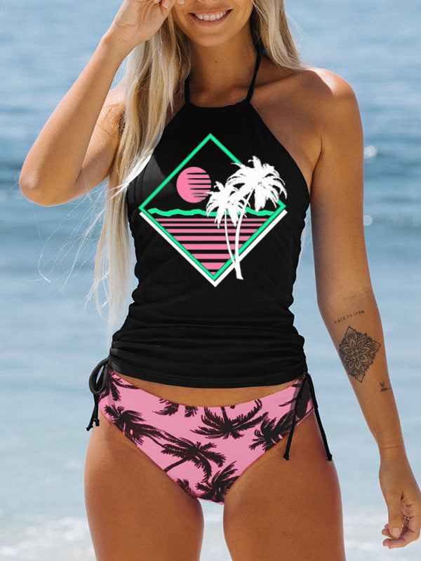 Elin 2023 Women's Colorful Floral Bikini Swimwear