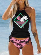 Elin 2023 Women's Colorful Floral Bikini Swimwear