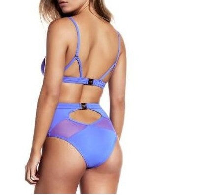 One-Piece Solid Color Swimsuit & Bikini Set