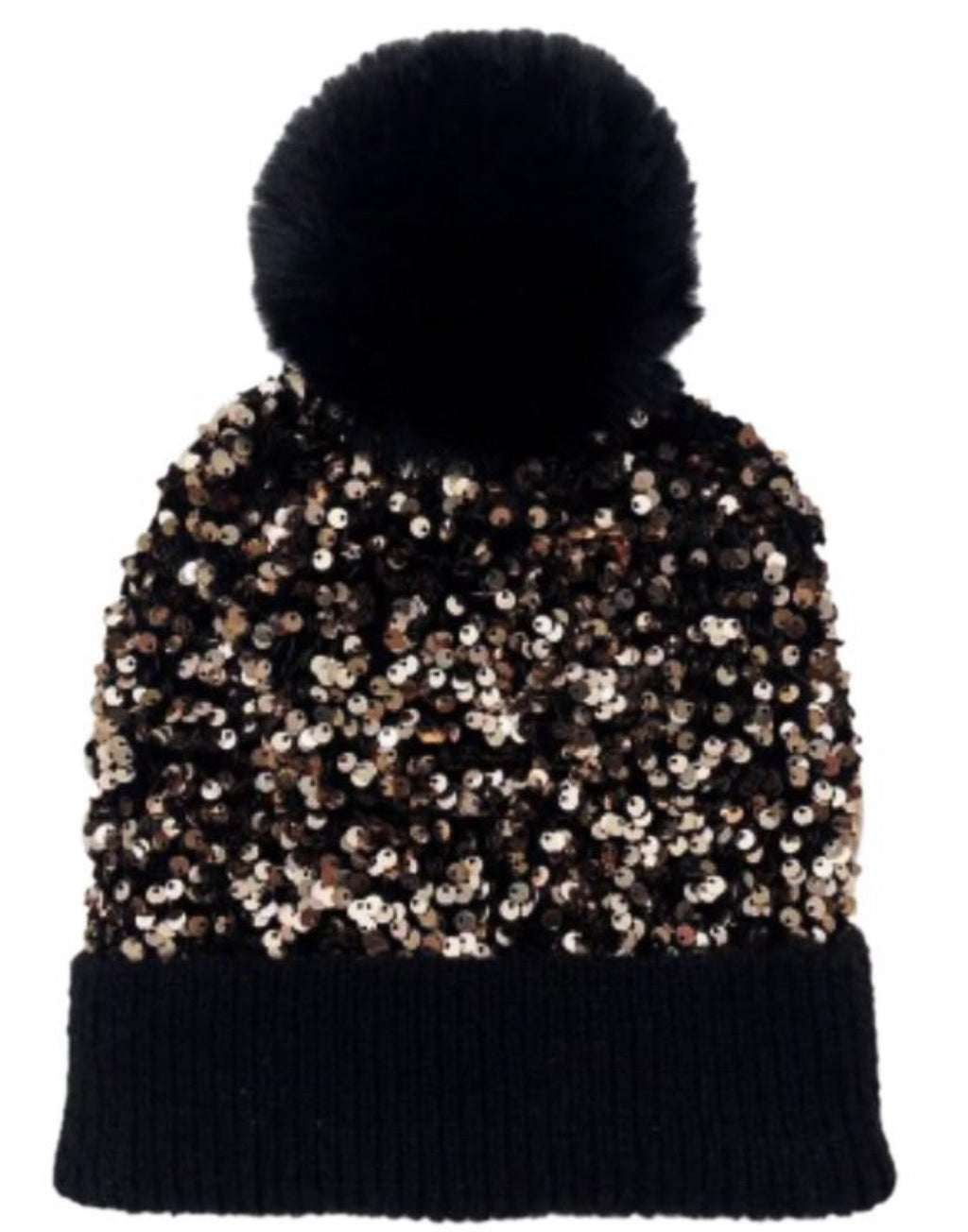Life Is Like A Party Sequin Beanie | Embroidered Cap