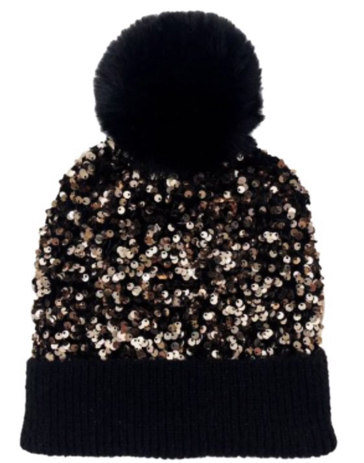 Life Is Like A Party Sequin Beanie | Embroidered Cap