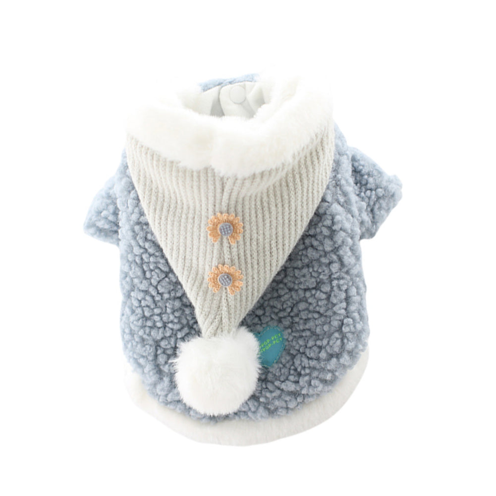 Dog Clothes for Fall Winter - Cat Princess Coat