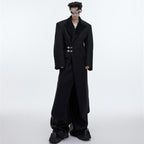 Men's Long Over the Knee Coat with Stylish Design
