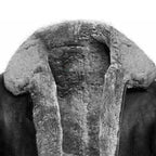 Men's Plush Jacket with Integrated Fur - Warm & Versatile