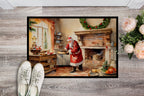 Cookies with Santa Claus Doormat