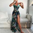 2023 New European Sexy Three-Piece Bikini Set