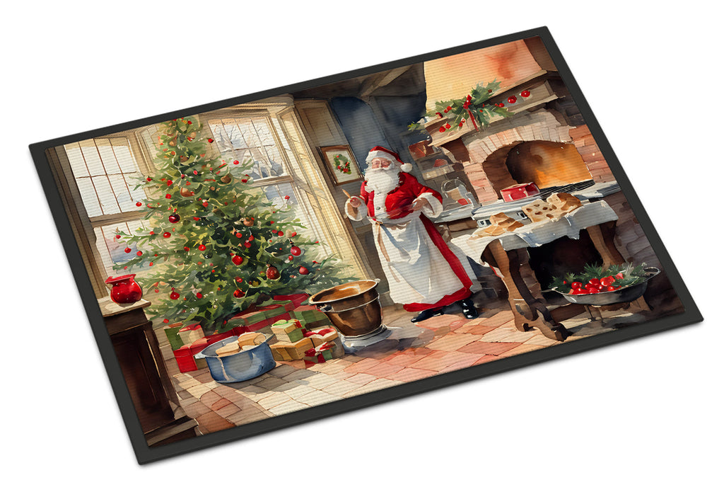 Cookies with Santa Claus Doormat