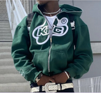 Men's Solid Color Versatile Sports Loose Casual Hoodie | Streetwear