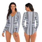 Long Sleeve Surf Suit, Women's Sunscreen Swimwear