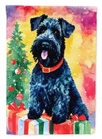 Kerry Blue Terrier Christmas House Flag