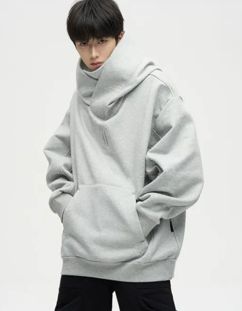 High Street Heavy Fleece-lined Thickened Hooded Sweatshirt | Streetwear