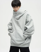 High Street Heavy Fleece-lined Thickened Hooded Sweatshirt | Streetwear